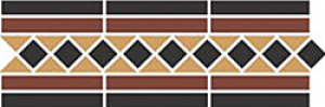 Top Cer Border GUILFORD 2 Strip Stand.(Dot14, Tr.1/2 21, Strip 20+14) 42х14,5 см