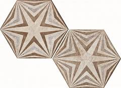 Fioranese Heritage Exagona Deco Texture 3 декор 34.5x40