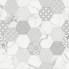 Fondovalle Infinito White Hexagon Matte 120x120