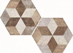 Fioranese Heritage Exagona Deco Texture 4 декор 34.5x40