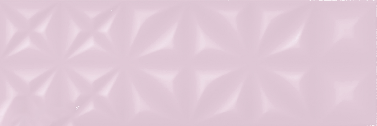 Cersanit Lila настенная рельеф розовый (LLU072D) 25x75