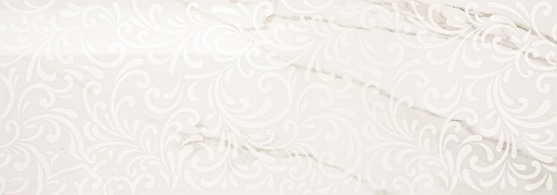 Panaria Ceramica Trilogy Curl Calacatta White декор 35x100