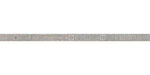 Бордюр керамический 261132 GREEK LISTELLO Grigio 4x80 см