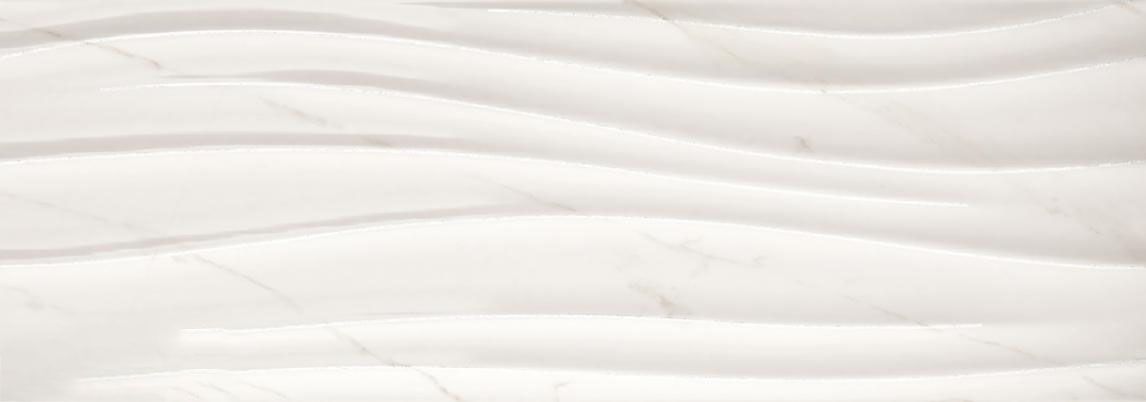 Panaria Ceramica Trilogy Swing Glitter Calacatta White декор 35x100