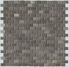 Fap Ceramiche Brickell Grey Brick Mosaico Gloss 29696