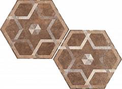 Fioranese Heritage Exagona Deco Texture 5 декор 34.5x40