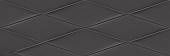 Cersanit Vegas настенная рельеф темно-серый (VGU401) 25x75