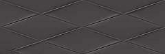 Cersanit Vegas настенная рельеф черный (VGU232) 25x75