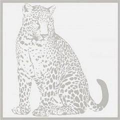 Панно Petracers Gran Gala Leopardo Seduto - Bianco GG D LED SED. 04