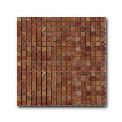Art&Natura Marble Mosaic (1,5х1,5) Red Travertine 30,5х30,5